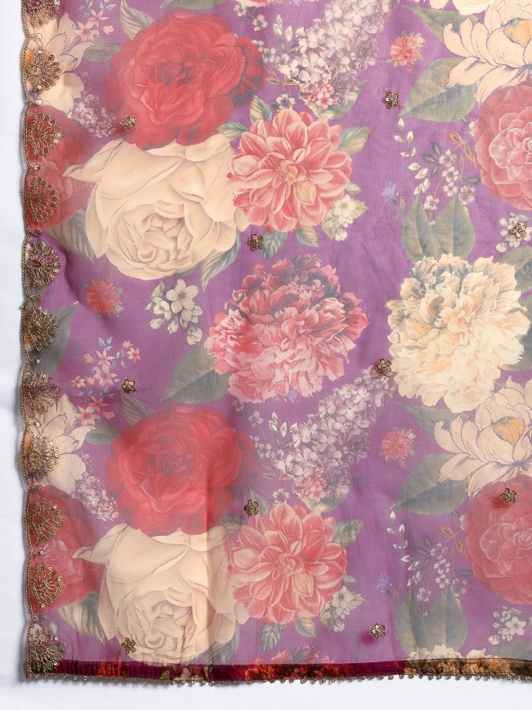 Indo Era Women Ethnic Motifs Embroidered Regular Kurta with Trousers & With Dupatta