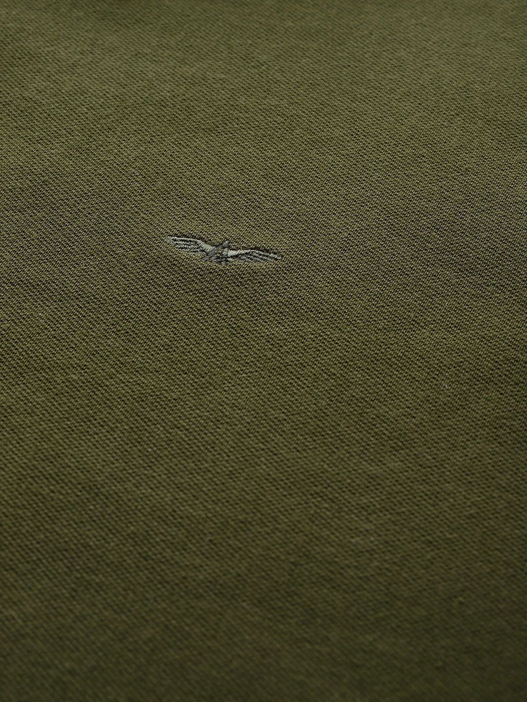 Park Avenue Solid Polo Collar T-shirt