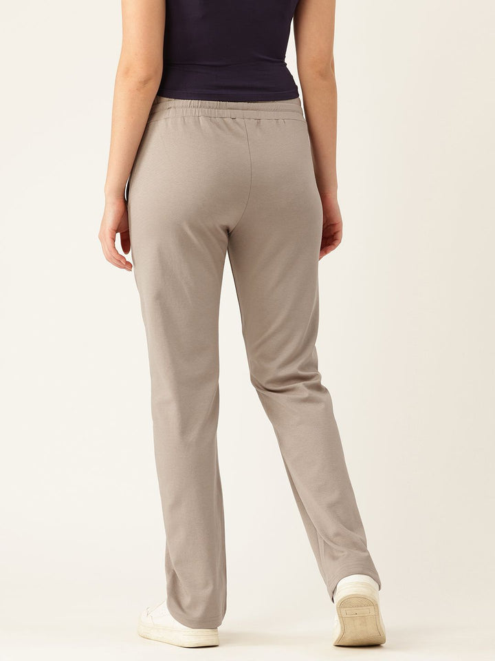 Monte Carlo Women Mid-Rise Regular Fit Track Pants with Reflective Elements