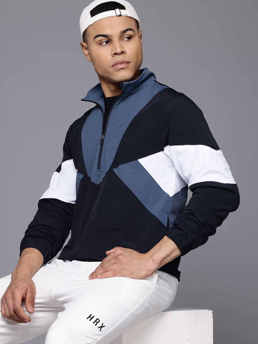 HRX by Hrithik Roshan Colourblocked Lifestyle Jacket