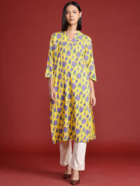 all about you Floral Printed Straight Kurta