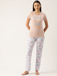 Monte Carlo Women Printed Night suit