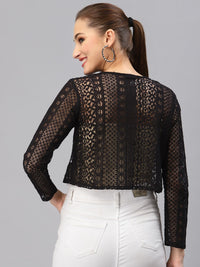 Style Quotient Women Black Shrug