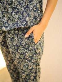 SANSKRUTIHOMES Women Printed Pure Cotton Night suit