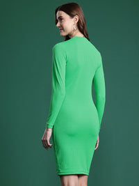 DressBerry High Neck Bodycon Dress