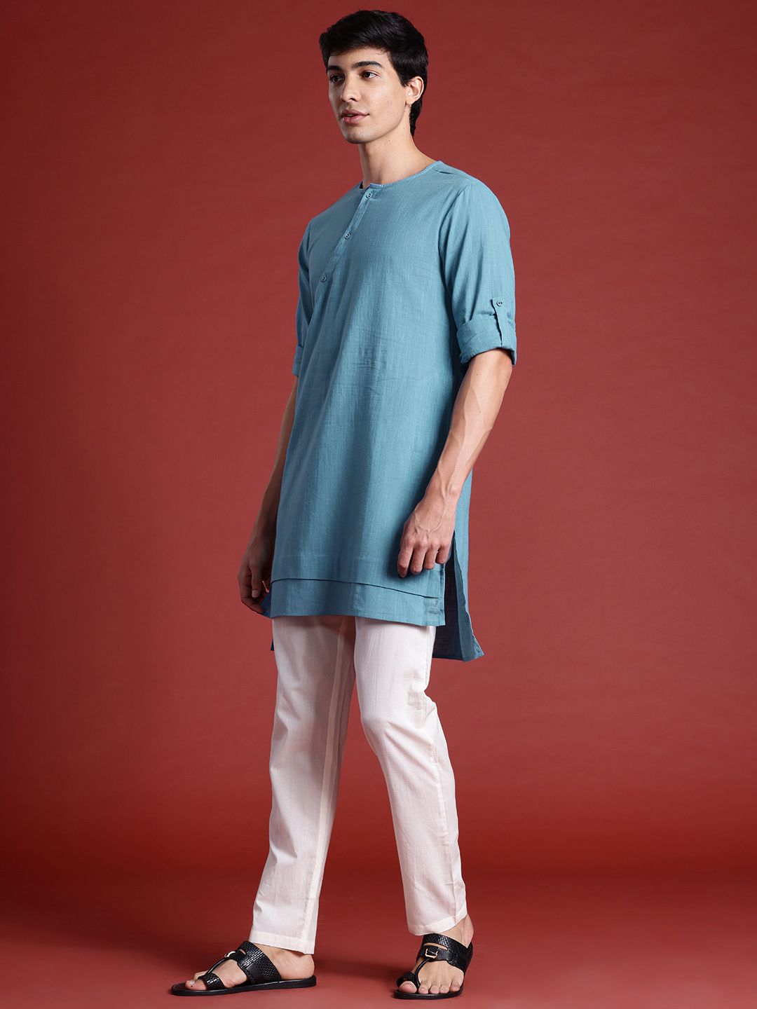 Anouk Pure Cotton Straight Kurta