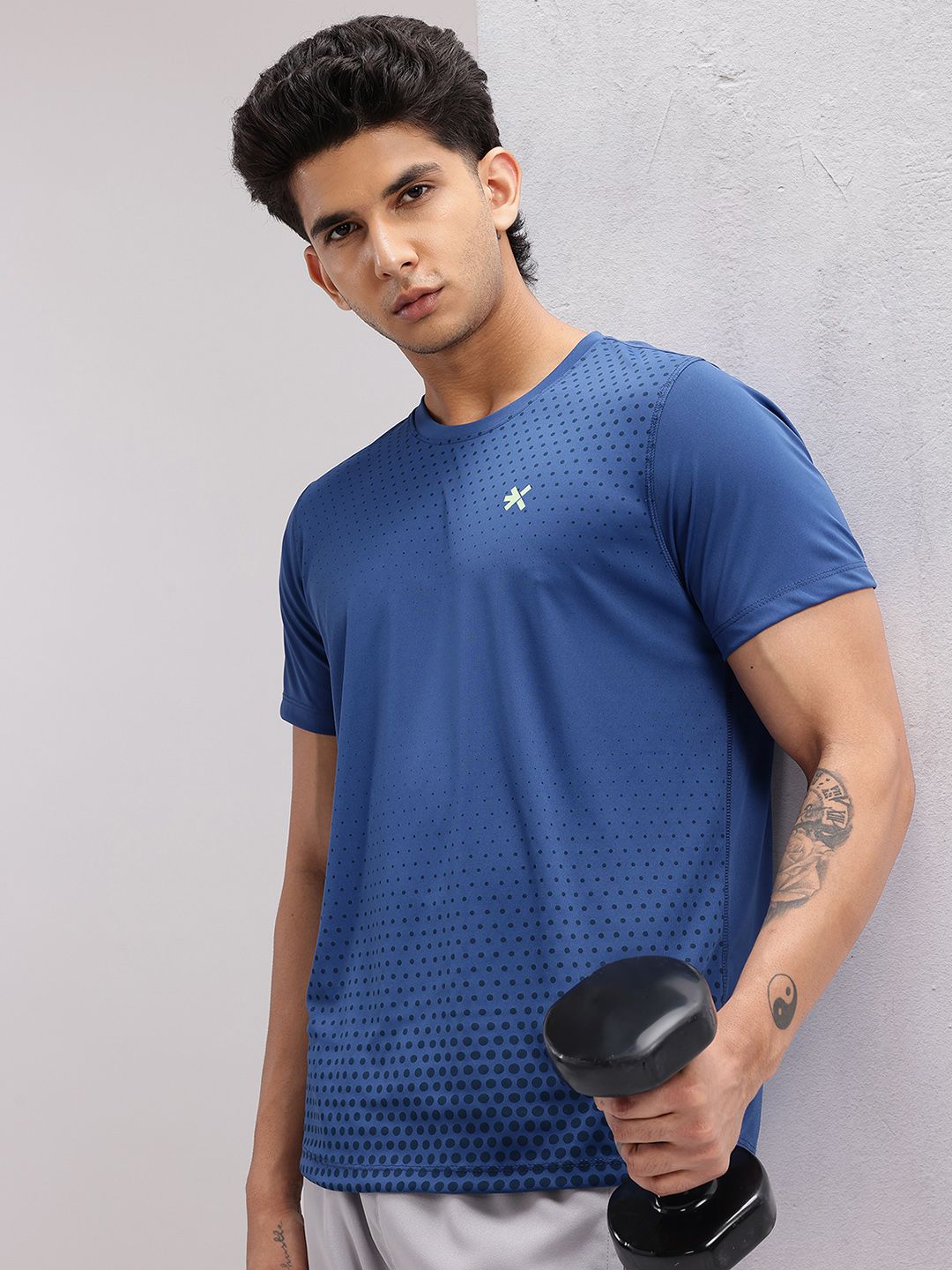 HRX by Hrithik Roshan Men Printed Rapid-Dry Training T-shirt