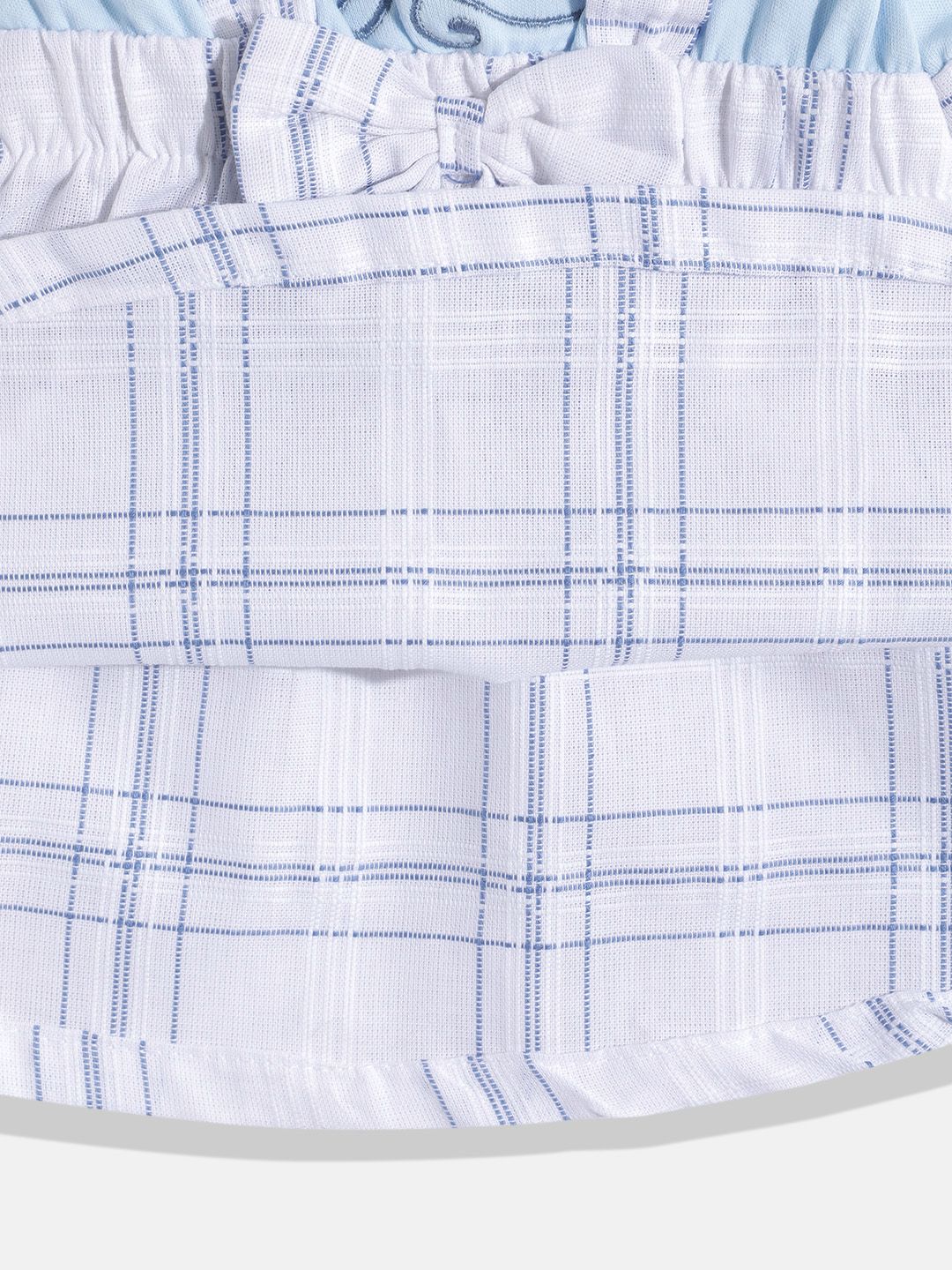 Moms Love Infant Girls Striped Bow Detail Pleated Fit & Flare Dress