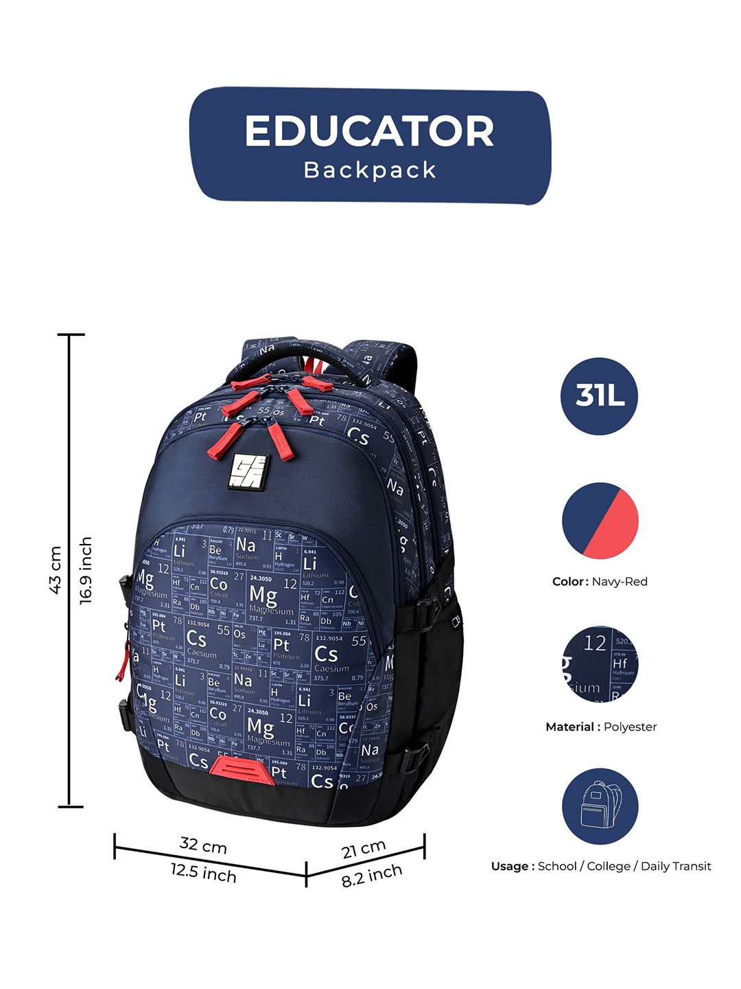 Gear Unisex Graphic Backpack