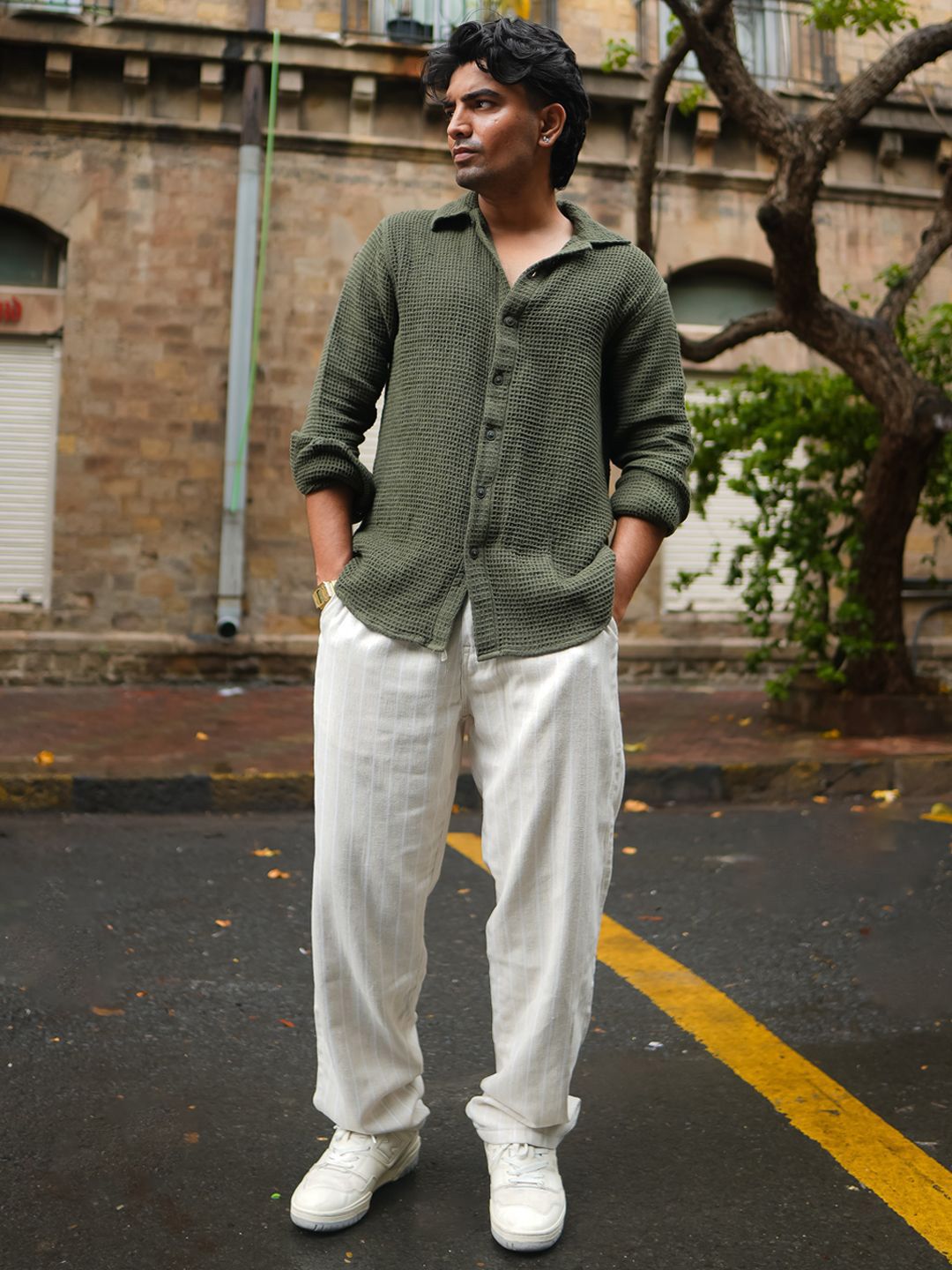 Powerlook Men Relaxed Fit Cargos Trousers