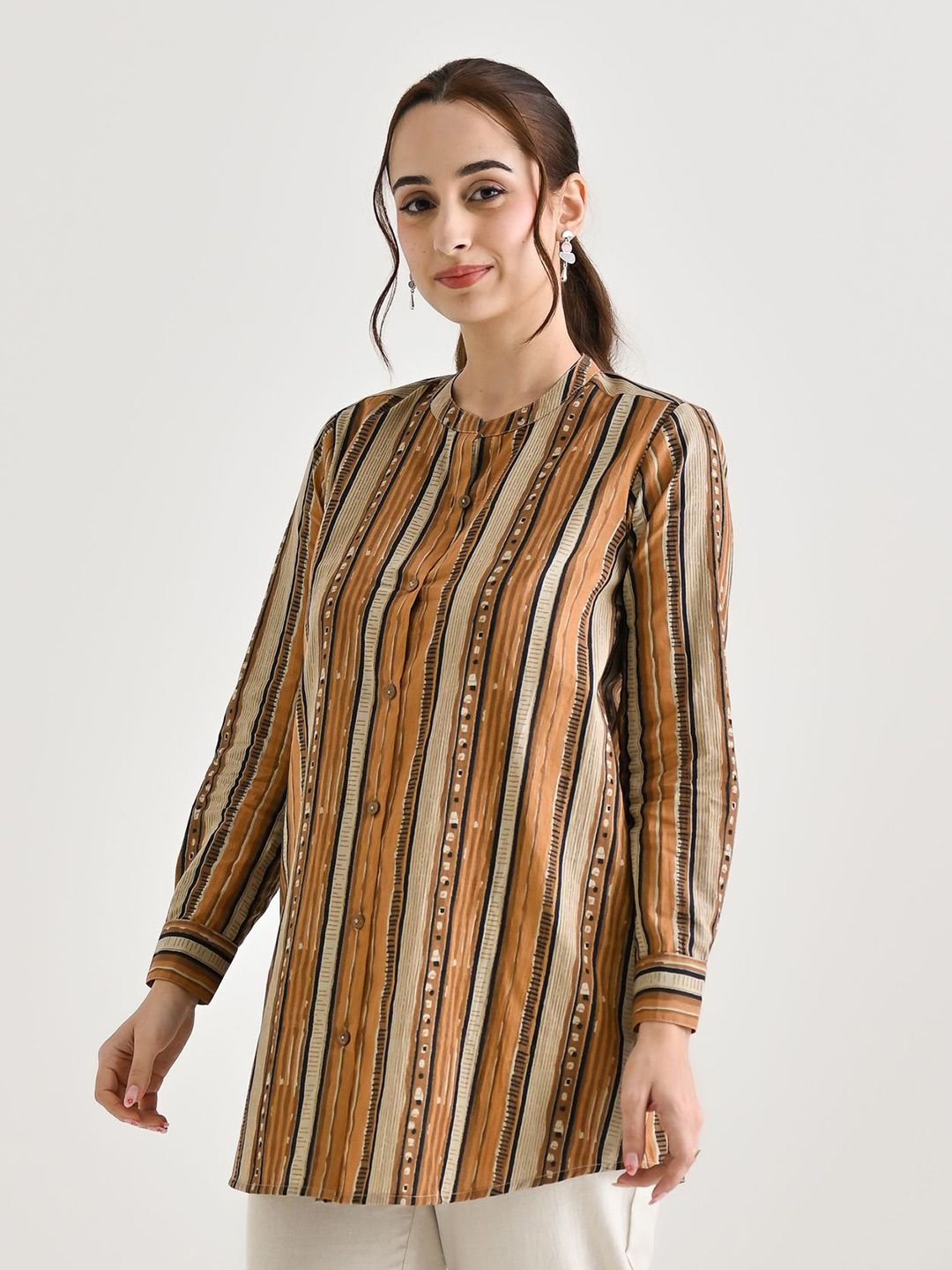 Rustorange Printed Pure Cotton Kurti