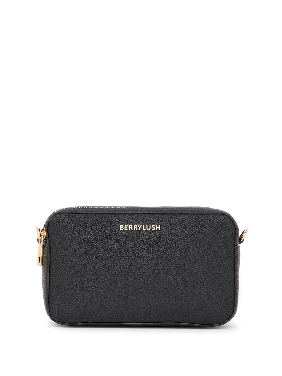 Berrylush Women Textured Solid Structured Sling Bag