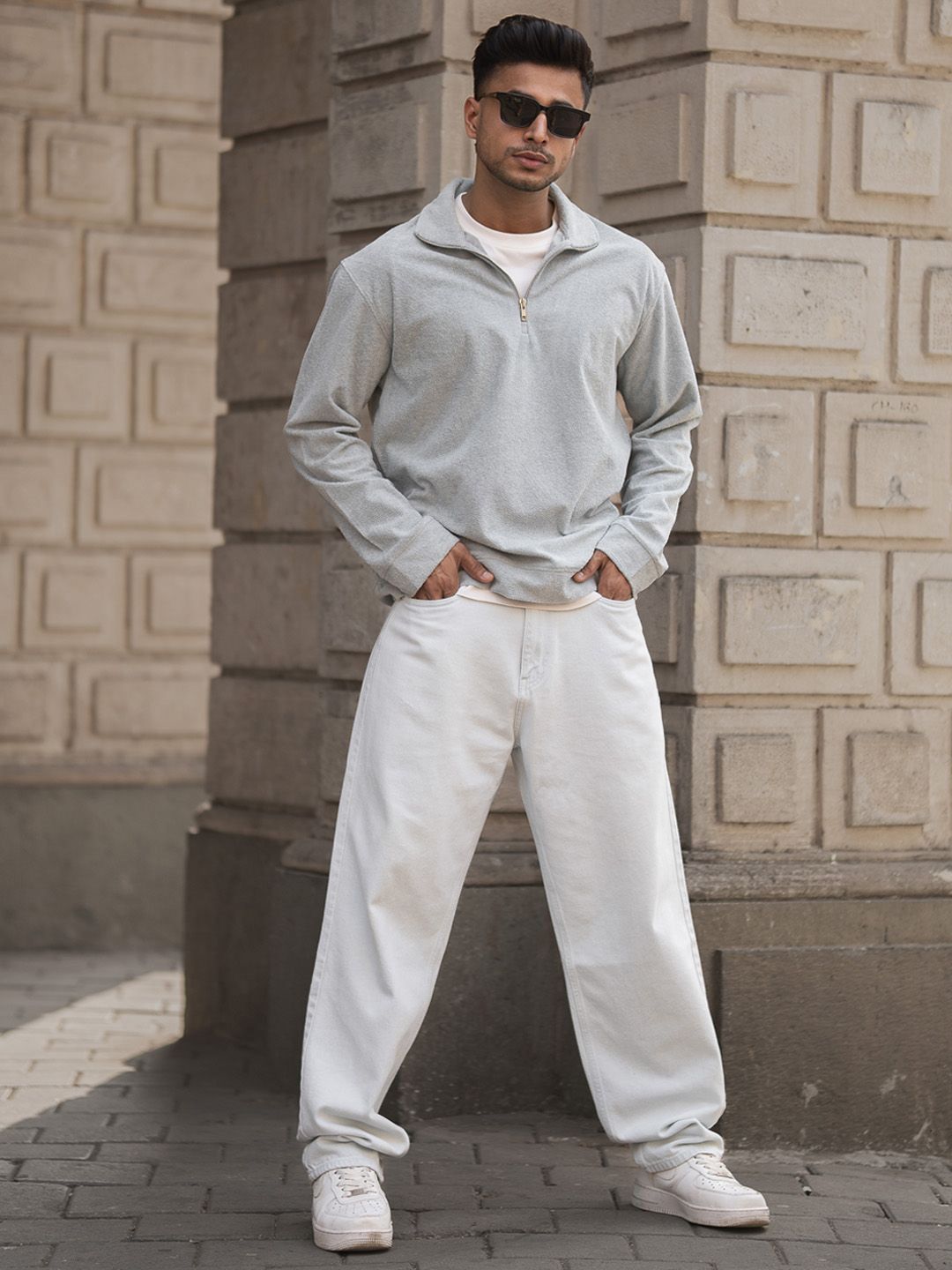 Powerlook Men Solid Polo Collar T-shirt