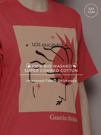 DILLINGER Graphic Printed Oversized Pure Cotton T-shirt