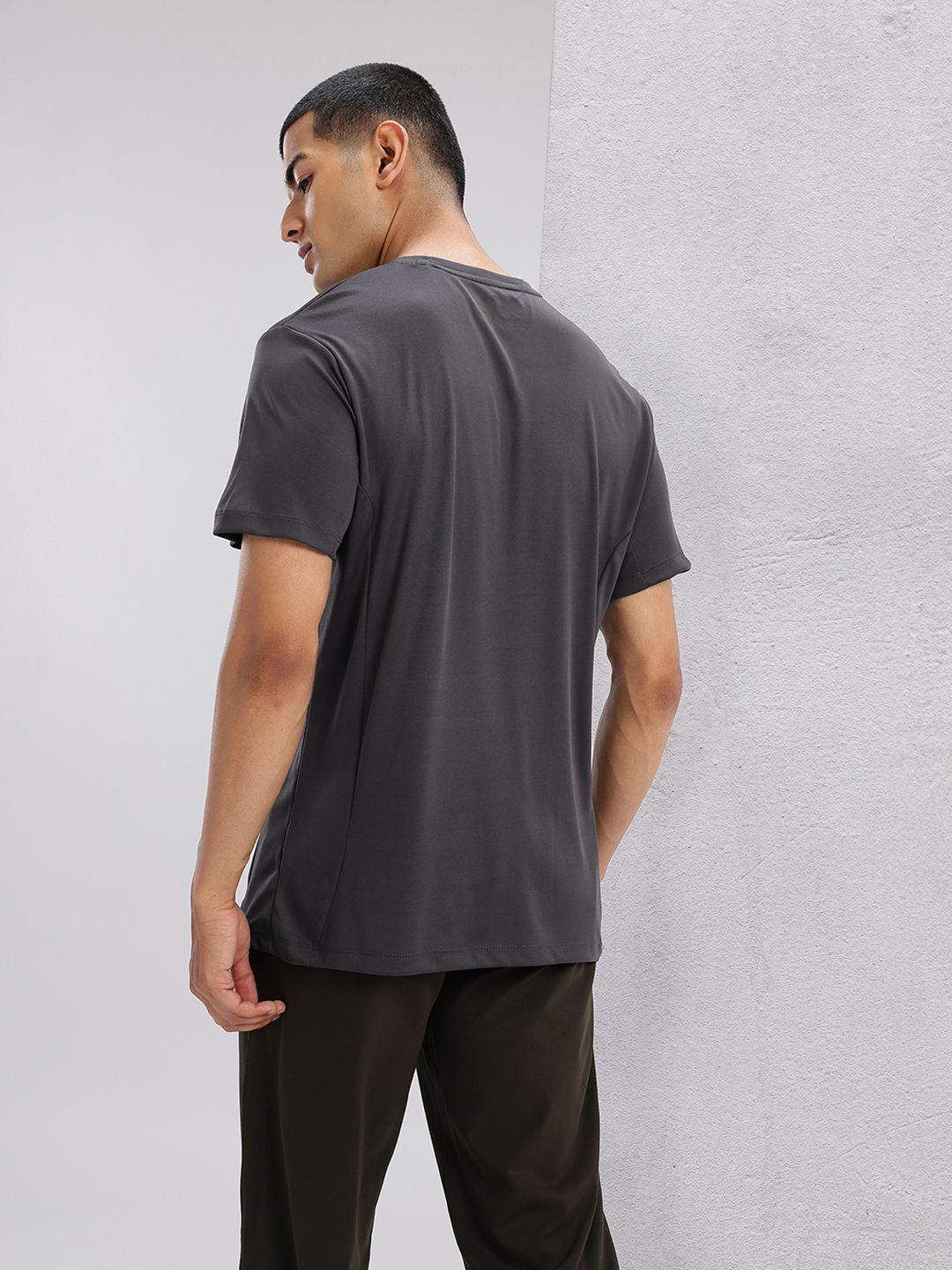 HRX by Hrithik Roshan Men Brand Logo Printed Rapid-Dry Training T-shirt