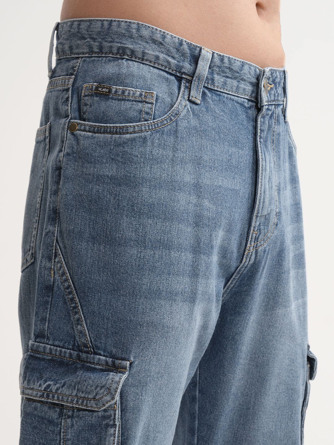 HIGHLANDER Men Cotton Straight Fit Stretchable Jeans