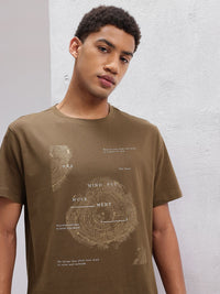 HRX by Hrithik Roshan Printed Pure Cotton Yoga T-shirt