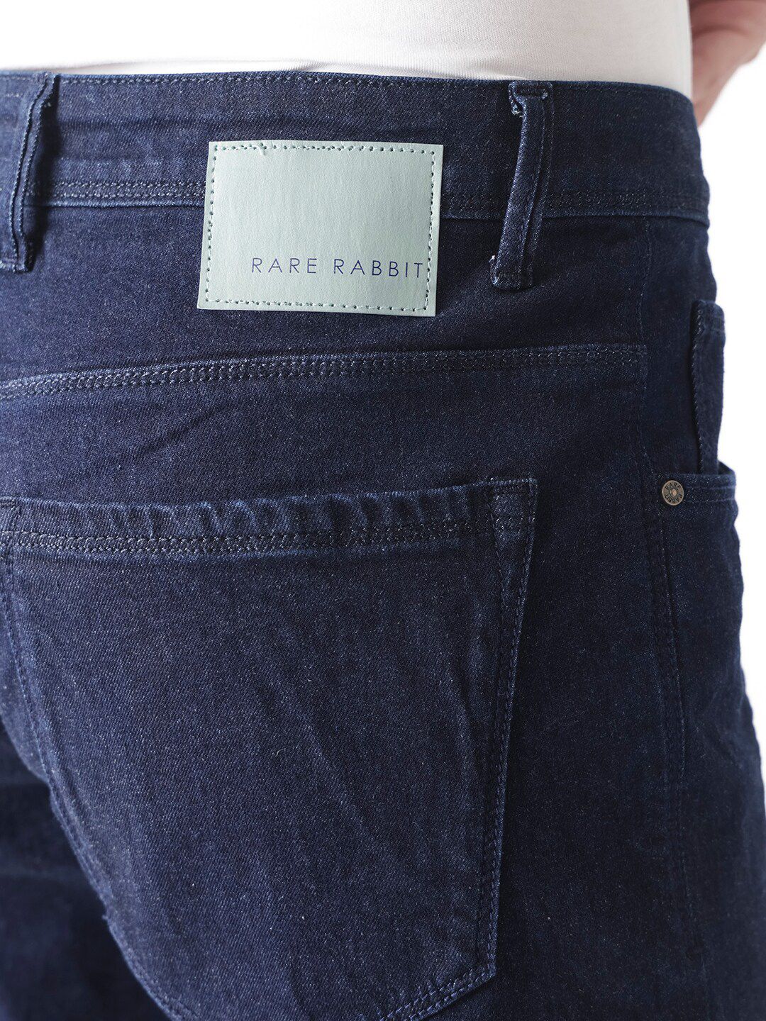 RARE RABBIT Men Night Slim Fit Mid-Rise Cotton Jeans