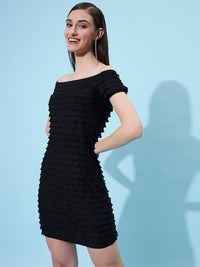 Athena Women Off-Shoulder Bodycon Dress