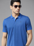 Park Avenue Men Print Polo Collar Slim Fit T-shirt