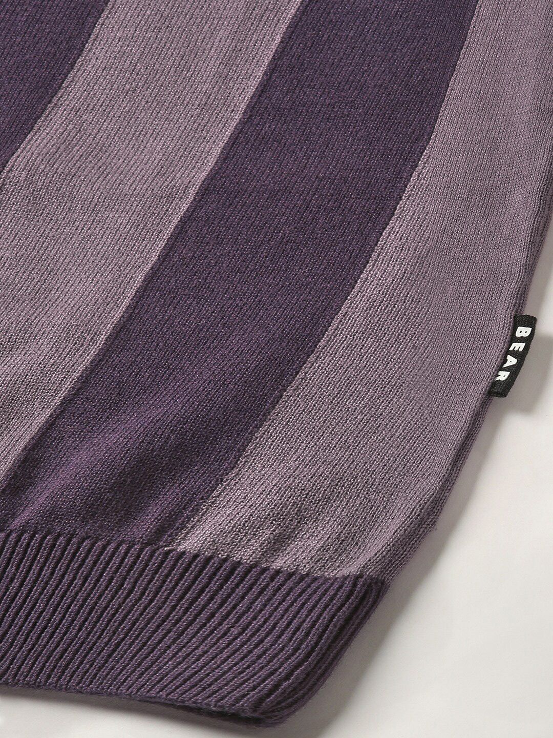 THE BEAR HOUSE Men Striped Regular Fit Cotton Polo Collar T-Shirts