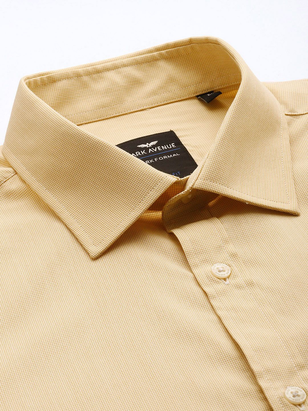 Park Avenue Micro Checked Formal Shirt