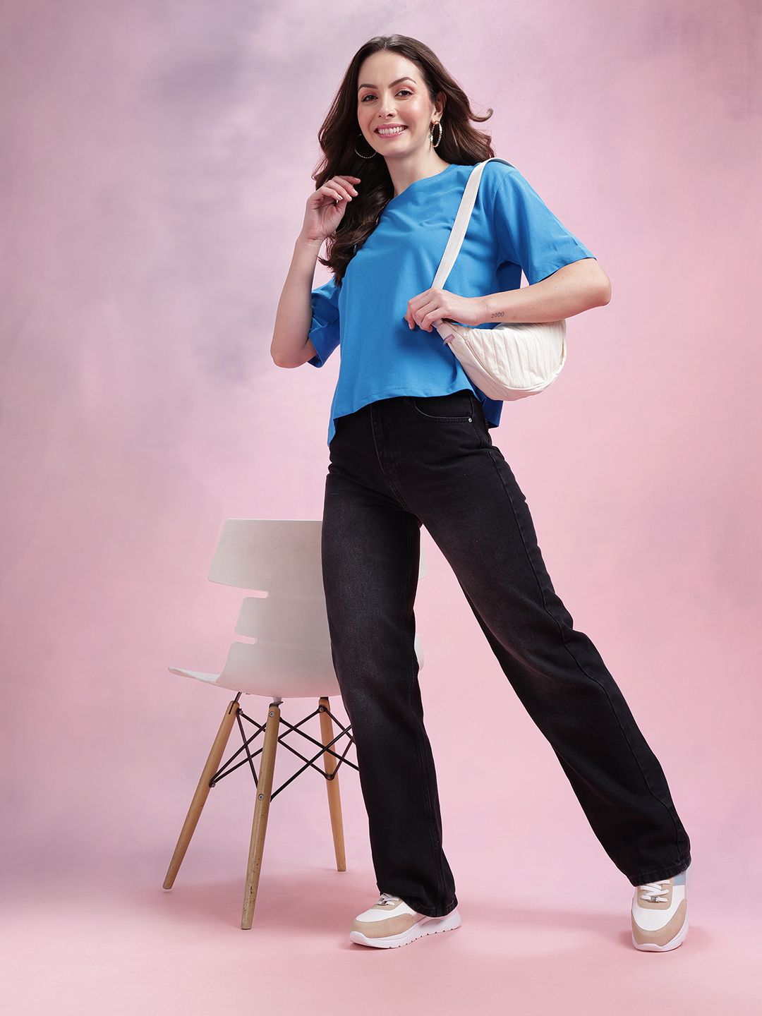 DressBerry Drop-Shoulder Boxy T-shirt