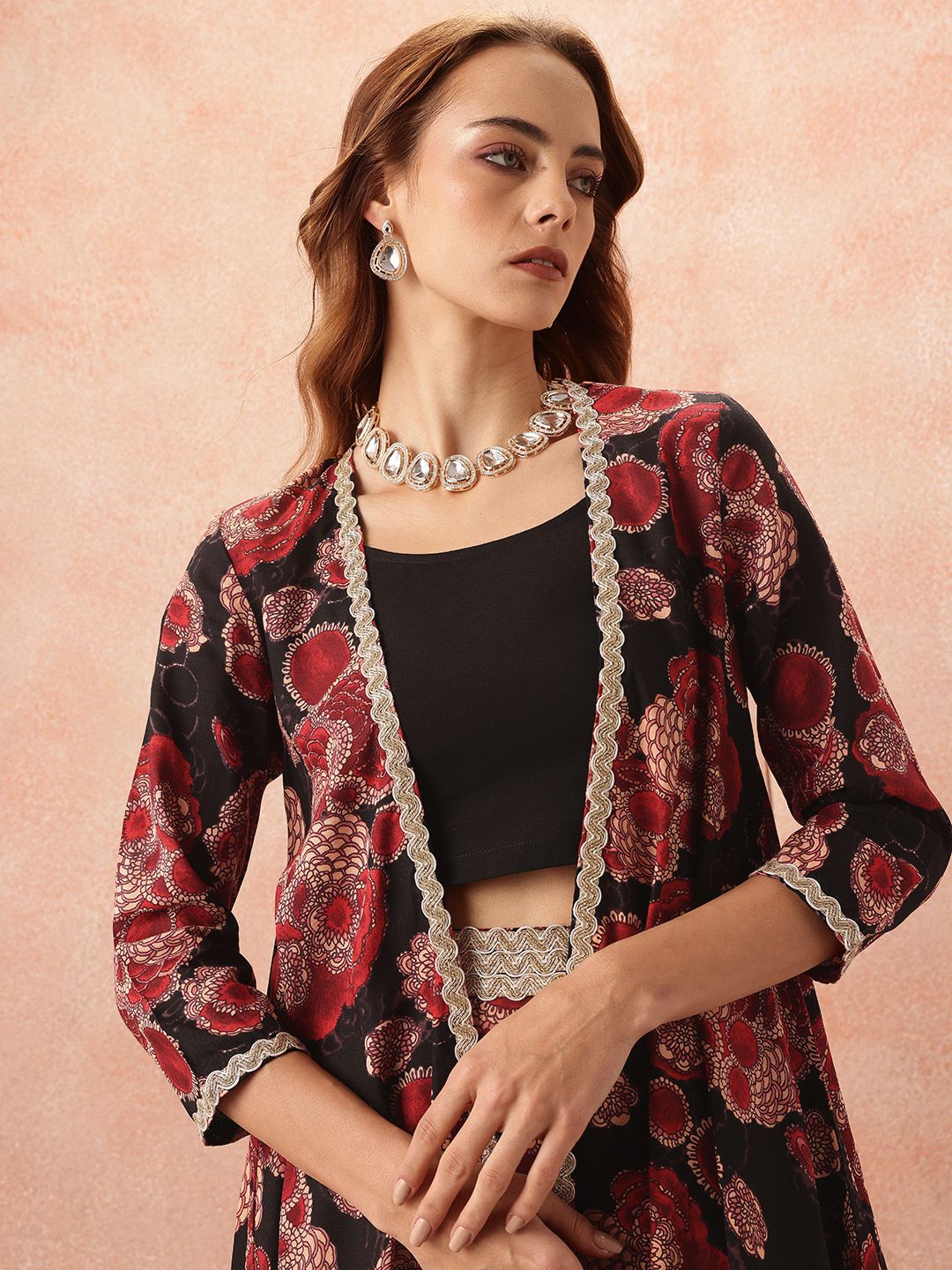 all about you Abstract Print Gotta Patti Ethnic Co-ords