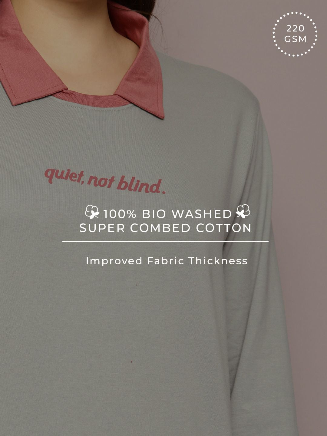 DILLINGER Typography Printed Polo Collar Oversized Pure Cotton T-shirt