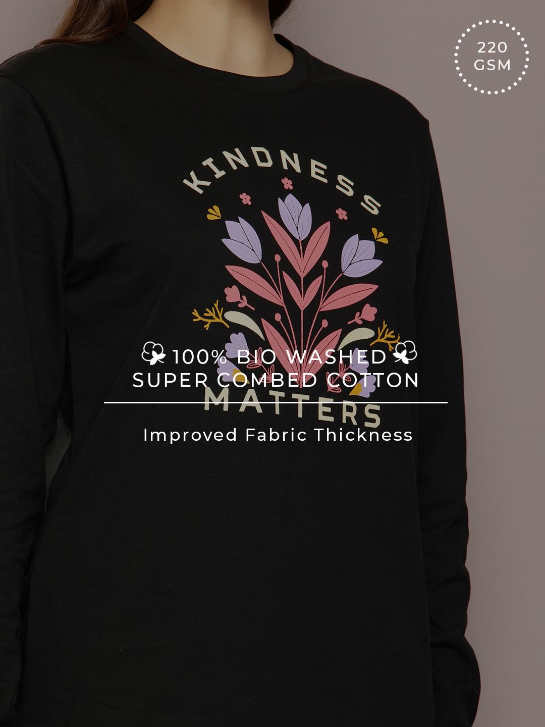 DILLINGER Printed Drop-Shoulder Sleeves Oversized Pure Cotton T-shirt