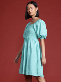 all about you Pure Cotton A-Line Dress