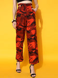STREET 9 Women Orange Conversational Trousers