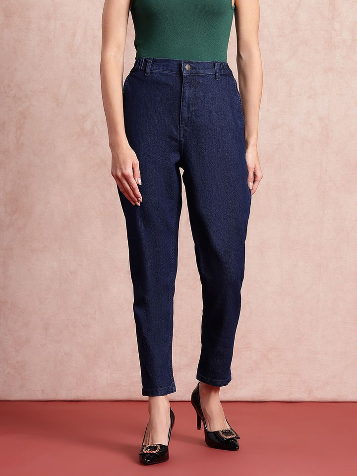 all about you Women Mom Fit High-Rise Stretchable Jeans