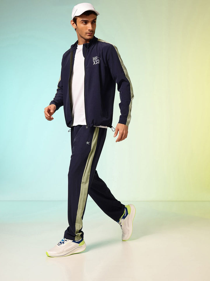 HRX by Hrithik Roshan Colourblocked Rapid Dry Running Tracksuit