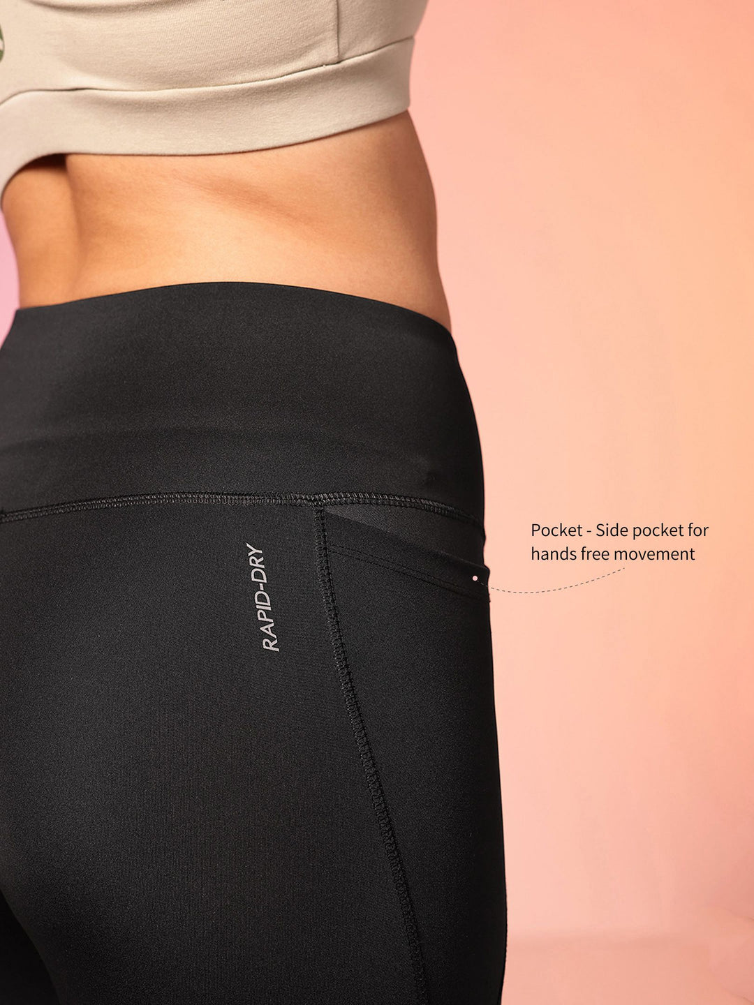 HRX by Hrithik Roshan Women Hi-Sculpt Rapid-Dry Training Tights