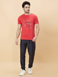 Being Human Men Printed Round Neck Cotton T-shirt