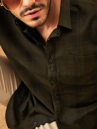 DENNISON Smart Checked Casual Shirt