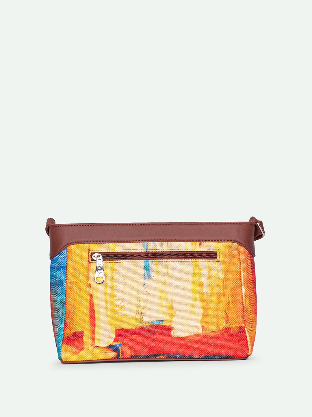 ZOUK Abstract Amaze Harmony Printed Structured Sling Bag