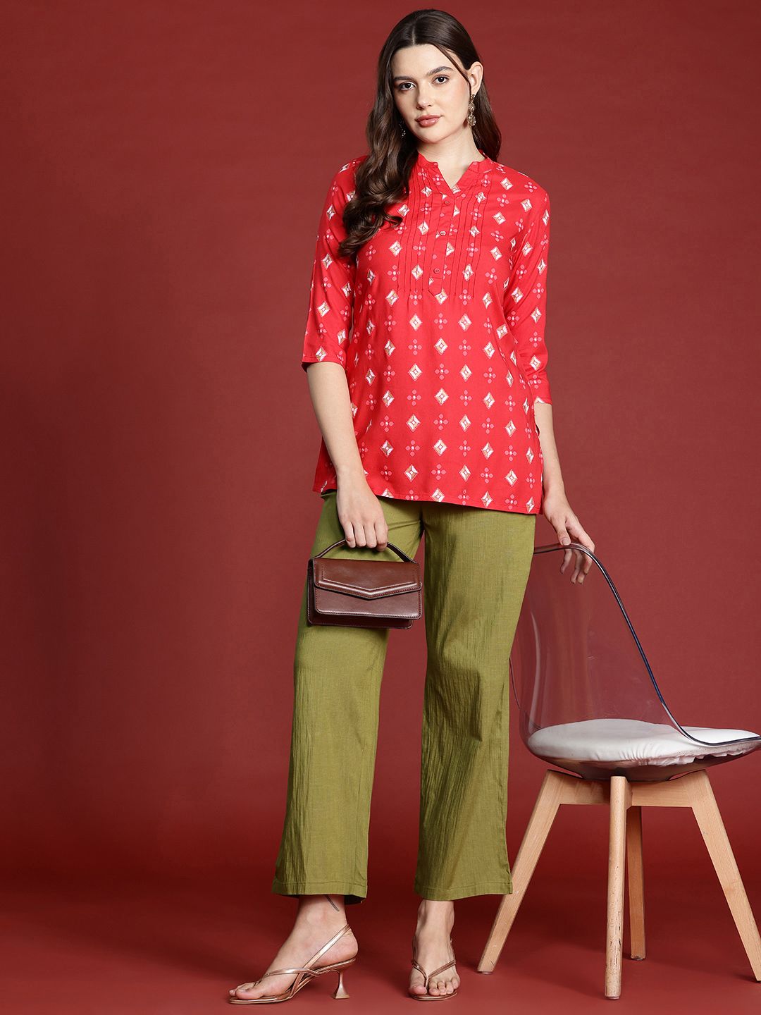 all about you Women High-Rise Wide Leg Trouser