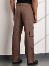 Thomas Scott Men Smart Easy Wash Cargos Trousers