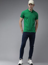 THE BEAR HOUSE Polo Collar Slim Fit Pure Cotton T-shirt
