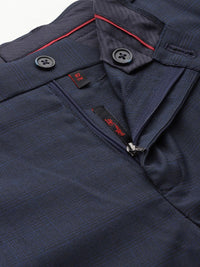 Raymond Men Checked Slim Fit Trousers