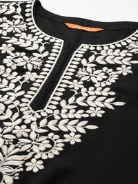 Indo Era Ethnic Motifs Embroidered Thread Work Kurta