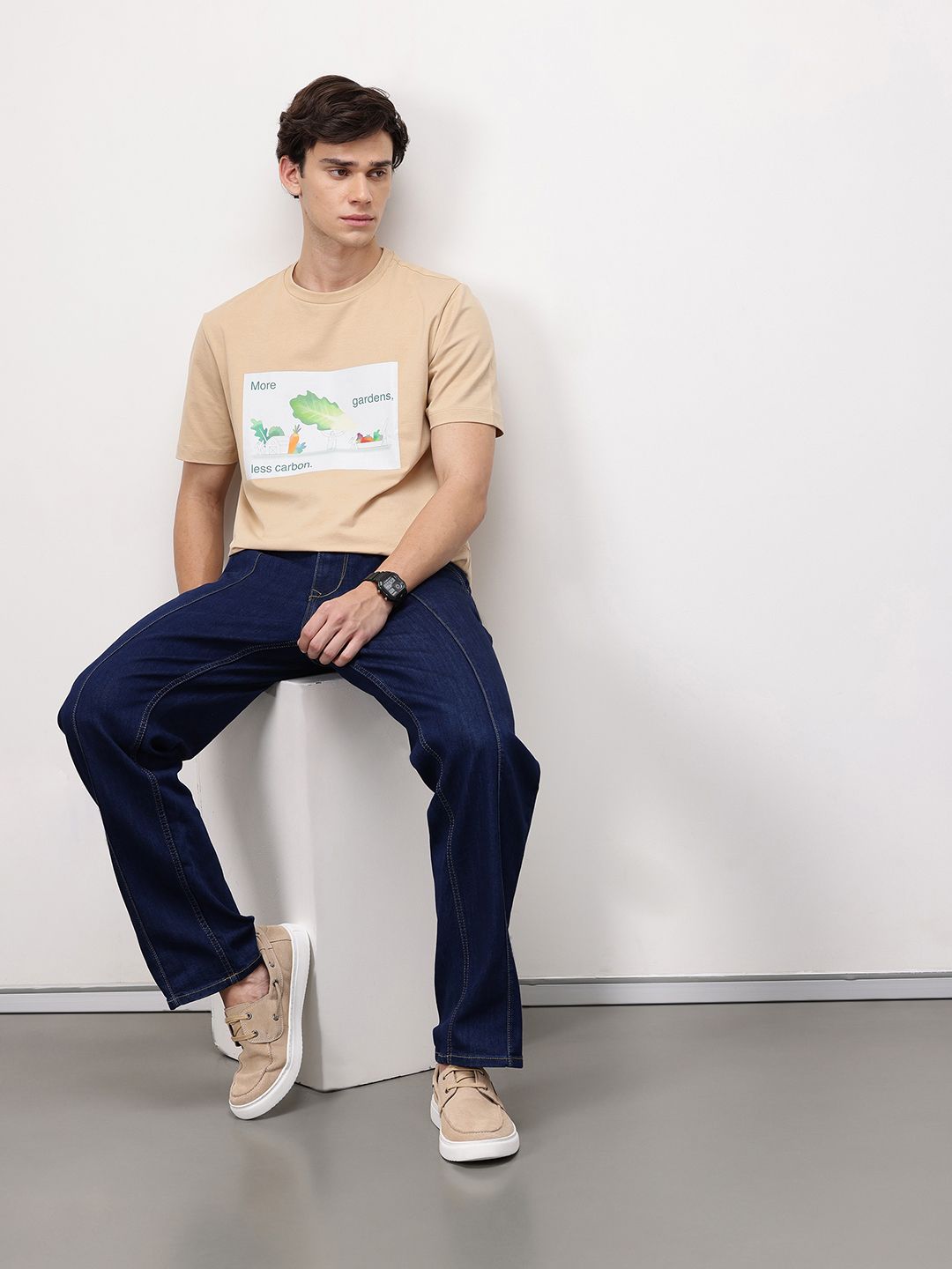 ether Printed Grower Comfort Fit T-shirt