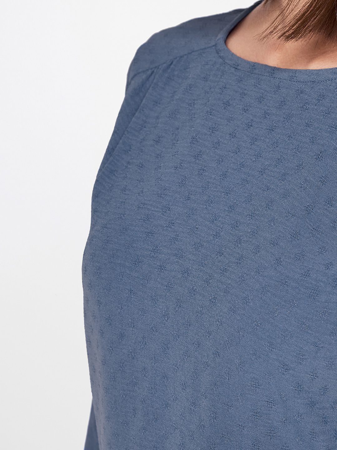 AND Blue Blouson Top