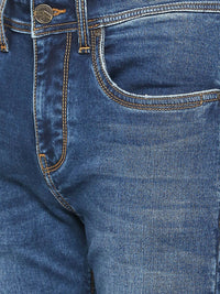 Being Human Men Low Distress Light Fade Slim Fit Jeans