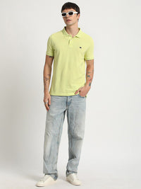 THE BEAR HOUSE Polo Collar Slim Fit Cotton T-shirt