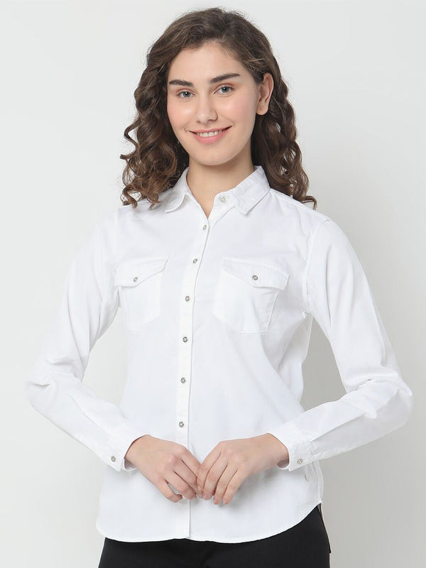 SPYKAR Spread Collar Cotton Casual Shirt