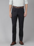 Park Avenue Men Solid Smart Fit Formal Trousers
