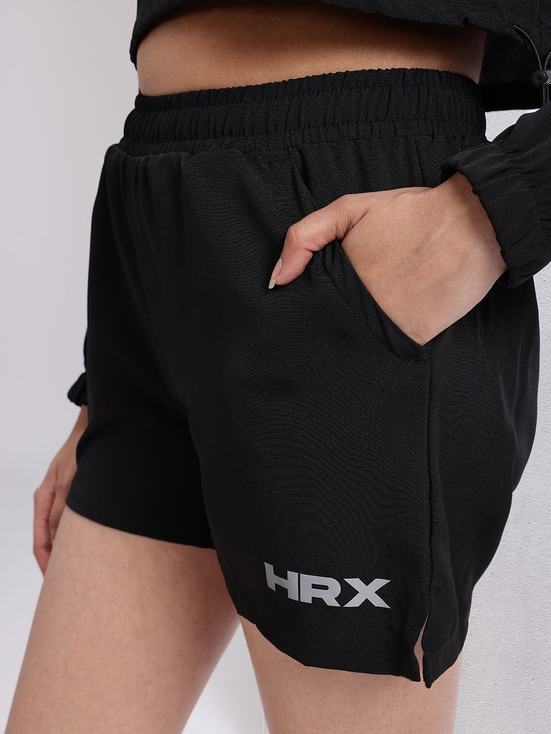 HRX by Hrithik Roshan Brand Logo Detail Rapid-Dry Running Tracksuit